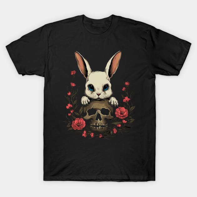 Macabre Rabbit T-Shirt by Marshmalone